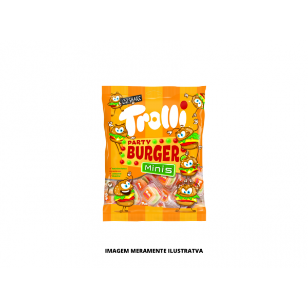 BALA - TROLLI - 50g GEL MINI BURGUER